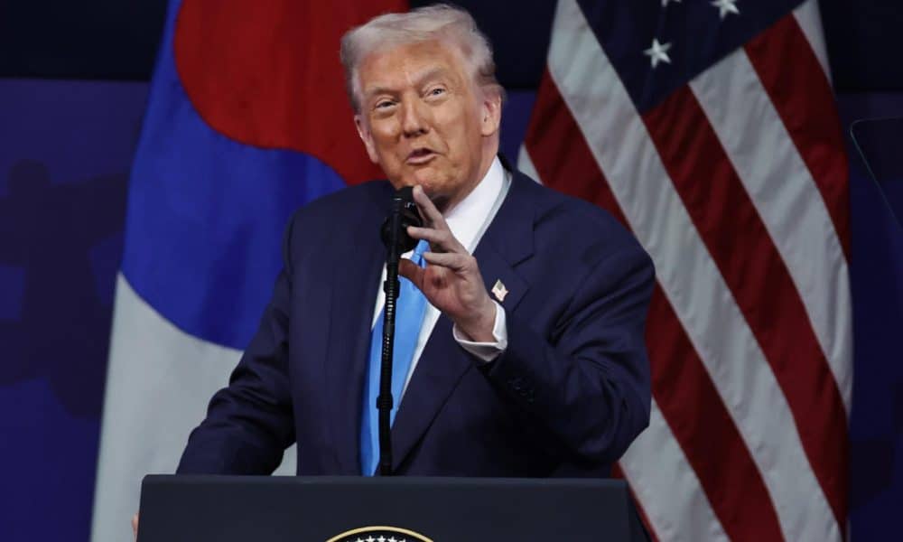 El presidente de EE.UU., Donald Trump, en una foto de archivo. EFE/EPA/ANDRES MARTINEZ CASARES