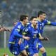 El jugador de Bosnia y Herzegovina Esmir Bajraktarevic (C) celebra el 2-1 durante el partido de clasificación jugado en Zenica, Bosnia y Herzegovina. EFE/EPA/NIDAL SALJIC