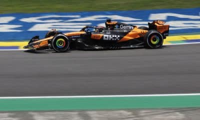 El australiano Oscar Piastri (McLaren), en el circuito de Interlagos, donde este fin de semana se disputa el GP de Sao Paulo de Fórmula Uno. EFE/ Isaac Fontana