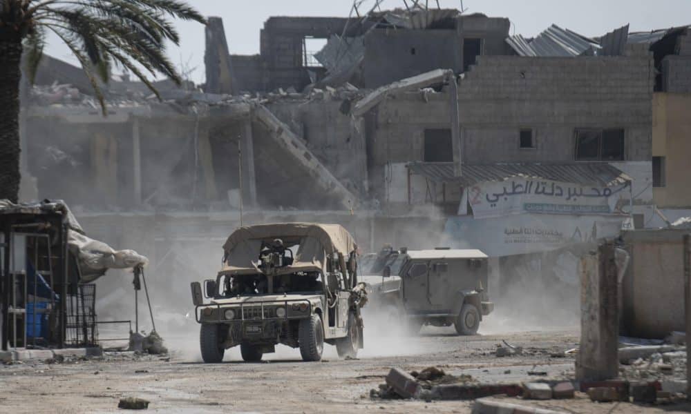 Edificios dañados en Jan Yunis en una imagen reciente. EFE/Magda Gibelli