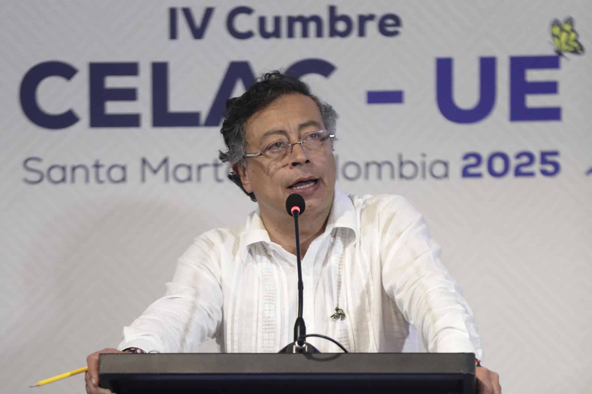Foto de archivo del presidente de Colombia, Gustavo Petro. EFE/ Carlos Ortega