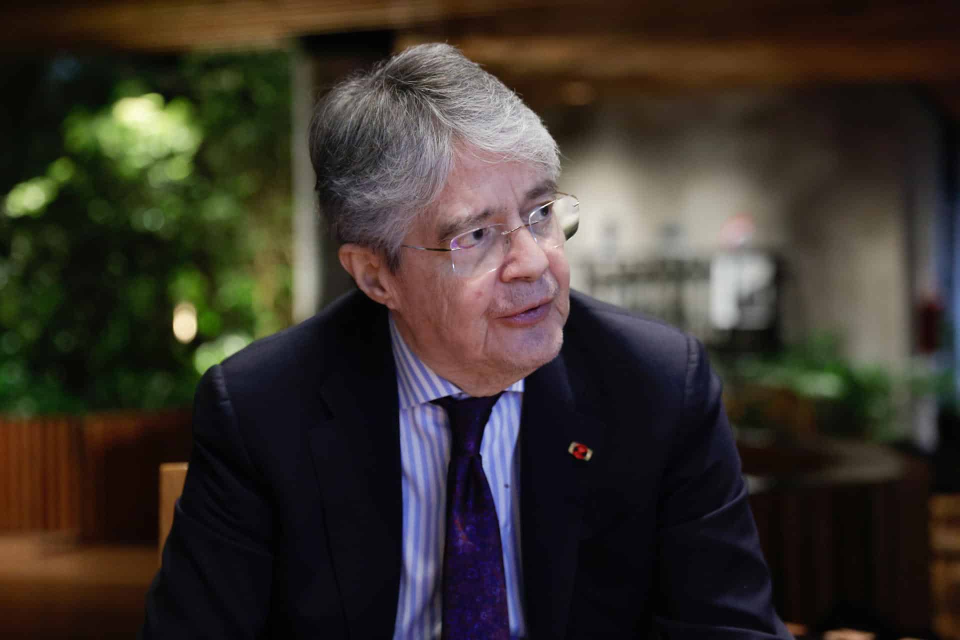 El expresidente ecuatoriano Guillermo Lasso. EFE/ Juan Pablo Pino