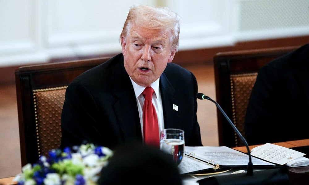 El presidente de EE.UU., Donald Trump. EFE/EPA/Aaron Schwartz / POOL