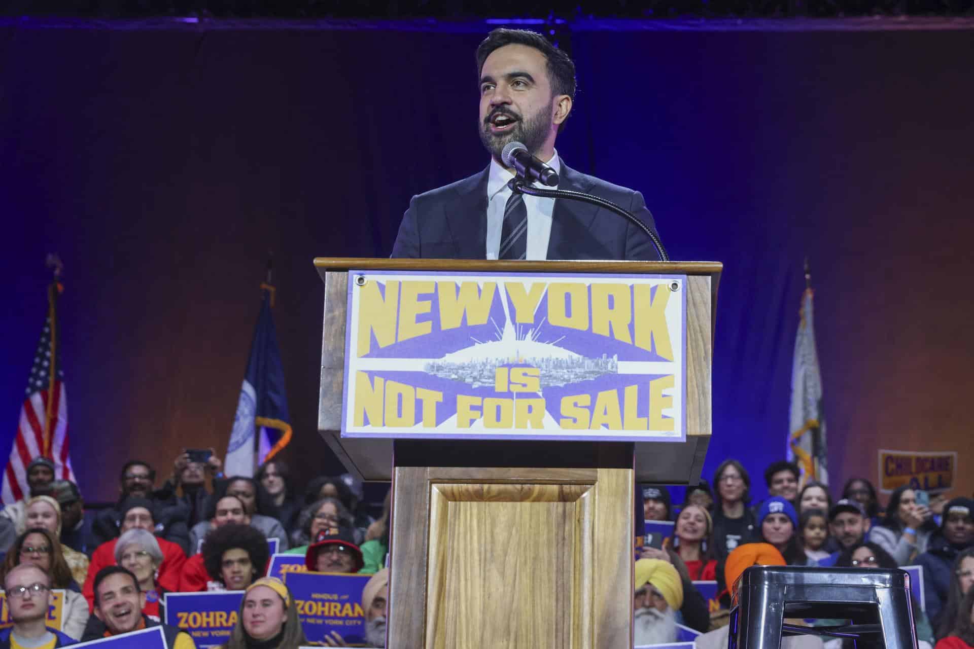 El candidato demócrata a la Alcaldía de Nueva York, Zohran Mamdani, en una foto de archivo. EFE/EPA/SARAH YENESEL