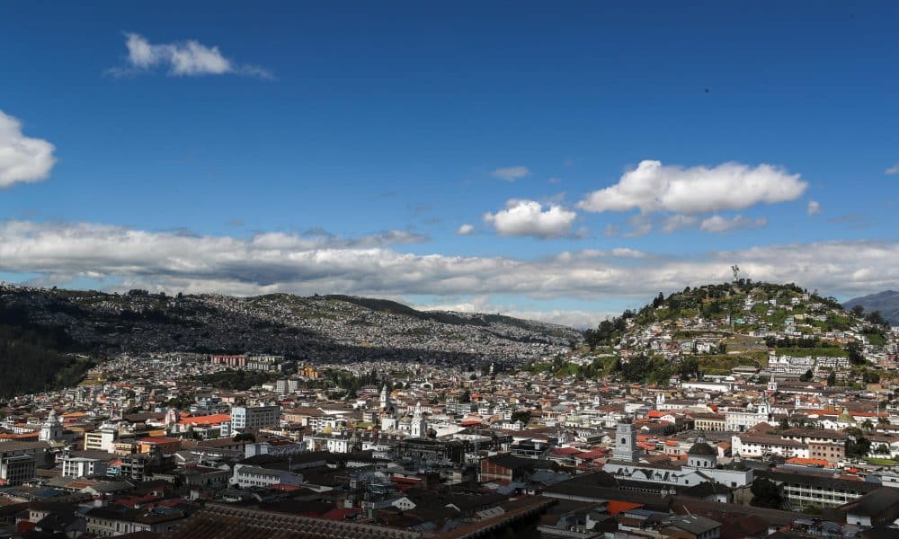 Fotografía de archivo del 7 de julio de 2025 del Centro Histórico de Quito (Ecuador). EFE/ José Jácome ARCHIVO
