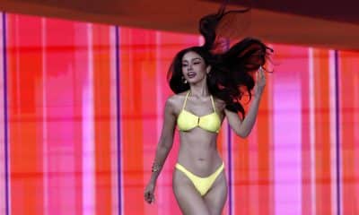 Bangkok (Thailand), 19/11/2025.- Miss Thailand Praveenar Singh wears a swimsuit during the 74th Miss Universe 2025 preliminary competition at Impact Challenger Hall in Nonthaburi province, on the outskirts of Bangkok, Thailand, 19 November 2025. Women representing 120 nations participate to compete in the 74th Miss Universe beauty pageant contest for the crown of Miss Universe 2025 which will be held in Thailand on 21 November 2025. (Tailandia) EFE/EPA/RUNGROJ YONGRIT