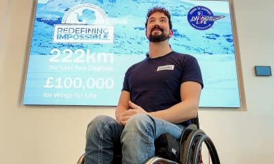 Edwards conversa con EFE en Londres, después de presentar a su equipo, formado por el jefe de los Scouts en el Reino Unido, Dwayne Fields; la aventurera profesional Lucy Shepherd, conocida por sus documentales televisivos; y Matthew Biggar, su amigo del alma, que filmará la expedición. EFE/ Guillermo Garrido Serrano