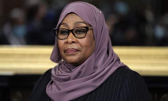 La presidenta de Tanzania, Samia Suluhu Hassan. EFE/EPA/YURI GRIPAS / POOL