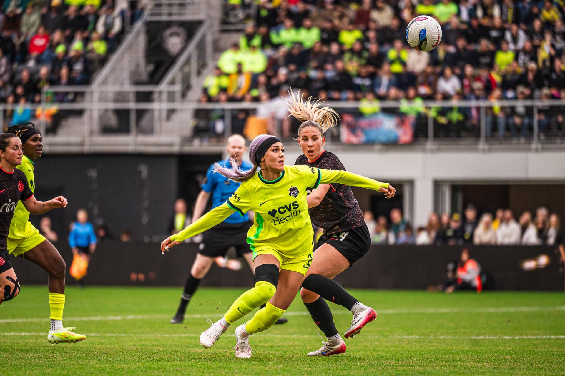 Trinity Rodman durante la semifinal de la NWSL ante Portland Thorns el pasado 15 de noviembre. EFE/Cedida por Washington Spirit/Hannah Lynn Wagner -Solo Uso Editorial No Ventas-