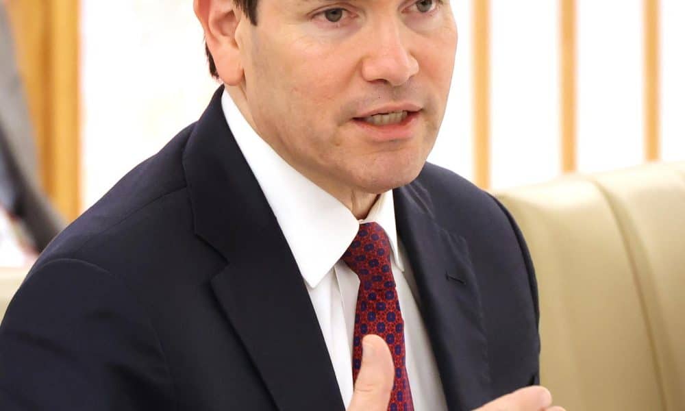 Fotografía del 28 de octubre de 2025 del secretario de Estado de EE.UU., Marco Rubio. EFE/YOSHIKAZU TSUNO / POOL