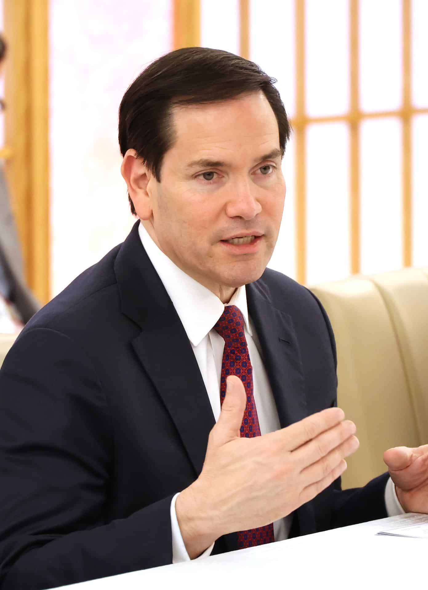 Fotografía del 28 de octubre de 2025 del secretario de Estado de EE.UU., Marco Rubio. EFE/YOSHIKAZU TSUNO / POOL