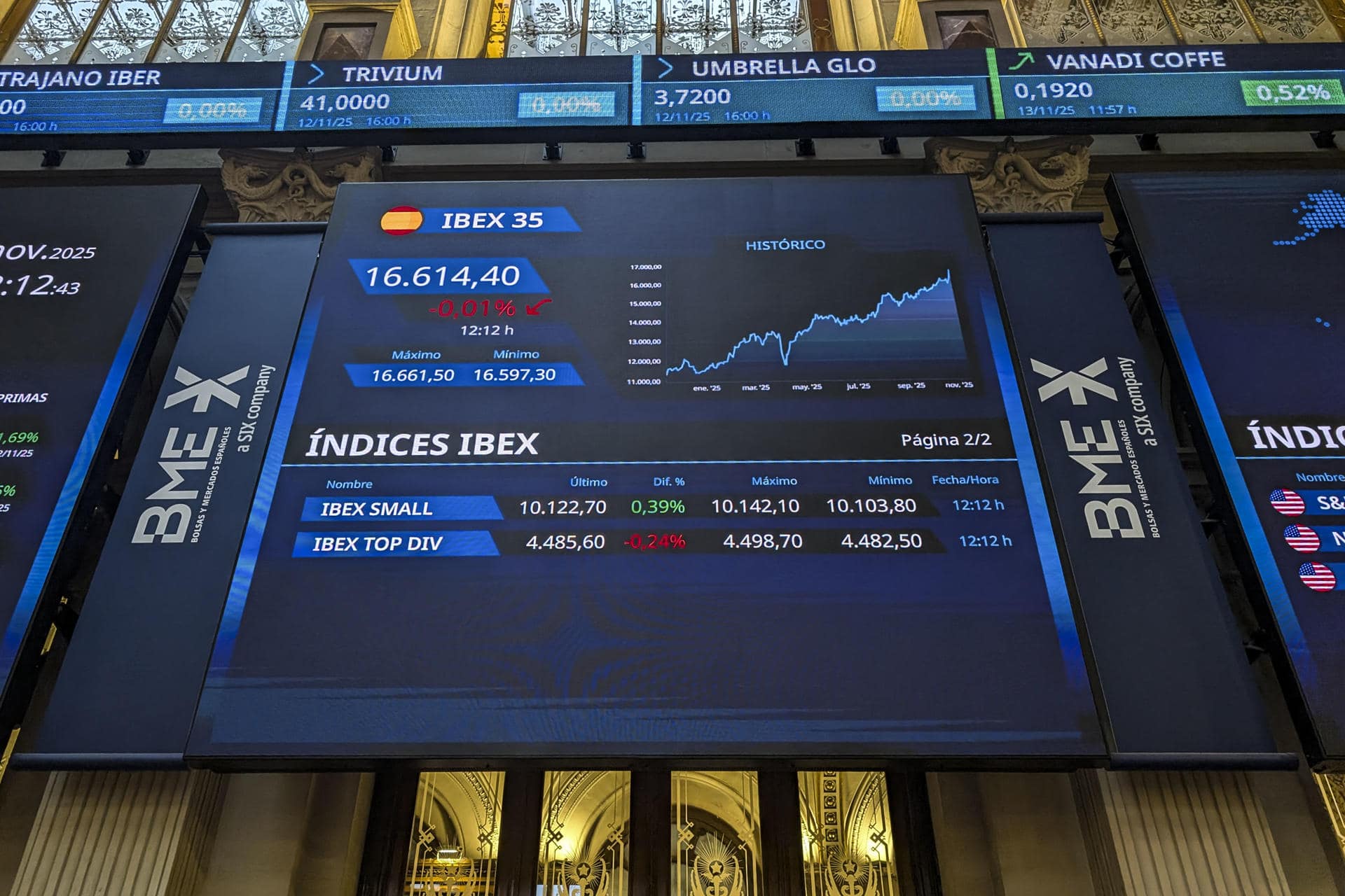 Imagen de la Bolsa de Madrid. EFE/ Vega Alonso