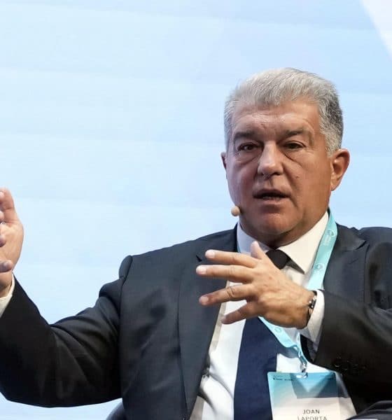 Foto de archivo del presidente del FC Barcelona, Joan Laporta. EFE/Enric Fontcuberta