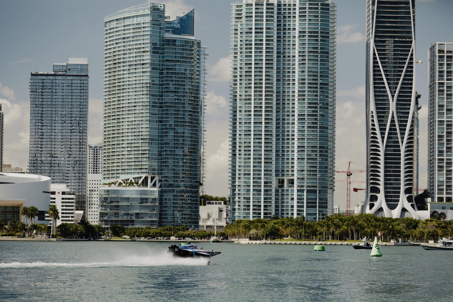 Carrera de la E1 Series en Miami. EFE/Cedida por Space Suit/Francois Asal USO EDITORIAL NO VENTAS.