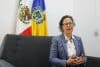 La secretaria de turismo de Jalisco, Michelle Fridman, habla durante una entrevista con EFE este sábado, en la ciudad de Guadalajara en Jalisco (México). EFE/ Francisco Guasco