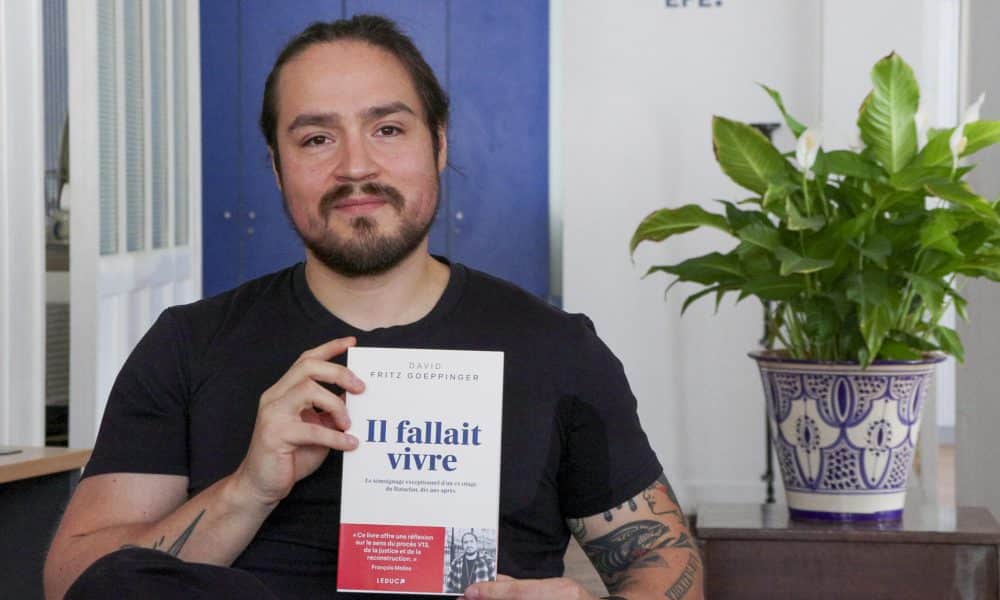 El francochileno David Fritz Goeppinger, uno de los 11 rehenes de la sala Bataclan, cuenta a EFE su complejo proceso de reconstrucción diez años más tarde de los sangrientos atentados del 13 de noviembre de 2015. EFE/Edgar Sapiña Manchado.