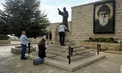 Vista exterior del Monasterio de San Marón, en la localidad libanesa de Annaya. EFE/ Edgar Gutiérrez