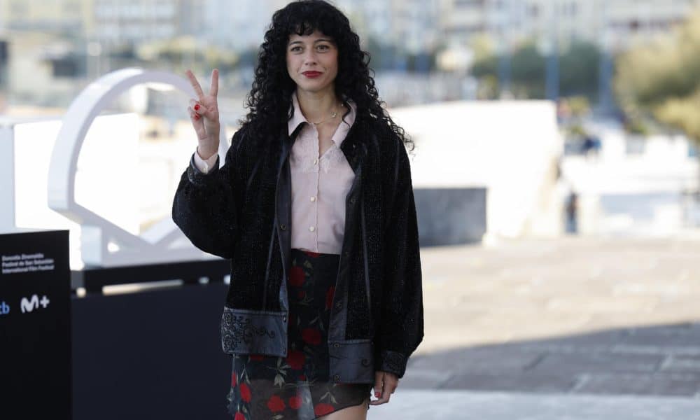 La actriz Camila Plaate posa tras presentar su película 'Belén', de la realizadora Dolores Fonzi, incluida en la Sección Oficial del Festival de la 73 edición del Festival Internacional de Cine de San Sebastián. Imagen de archivo. EFE/Juan Herrero