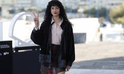 La actriz Camila Plaate posa tras presentar su película 'Belén', de la realizadora Dolores Fonzi, incluida en la Sección Oficial del Festival de la 73 edición del Festival Internacional de Cine de San Sebastián. Imagen de archivo. EFE/Juan Herrero