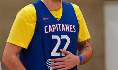 Fotografía cedida por Capitanes de la Ciudad de México, del jugador chileno Felipe Hasse durante un entrenamiento en la Ciudad de México (México). EFE/Capitanes de la Ciudad de México/SOLO USO EDITORIAL/NO VENTAS/SOLO DISPONIBLE PARA ILUSTRAR LA NOTICIA QUE ACOMAPAÑA (CRÉDITO OBLIGATORIO)