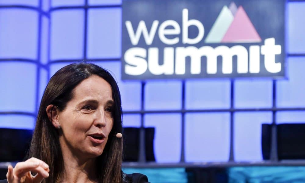 Fotografía de archivo de la directora financiera de OpenAI, Sarah Friar. EFE/Tiago Petinga