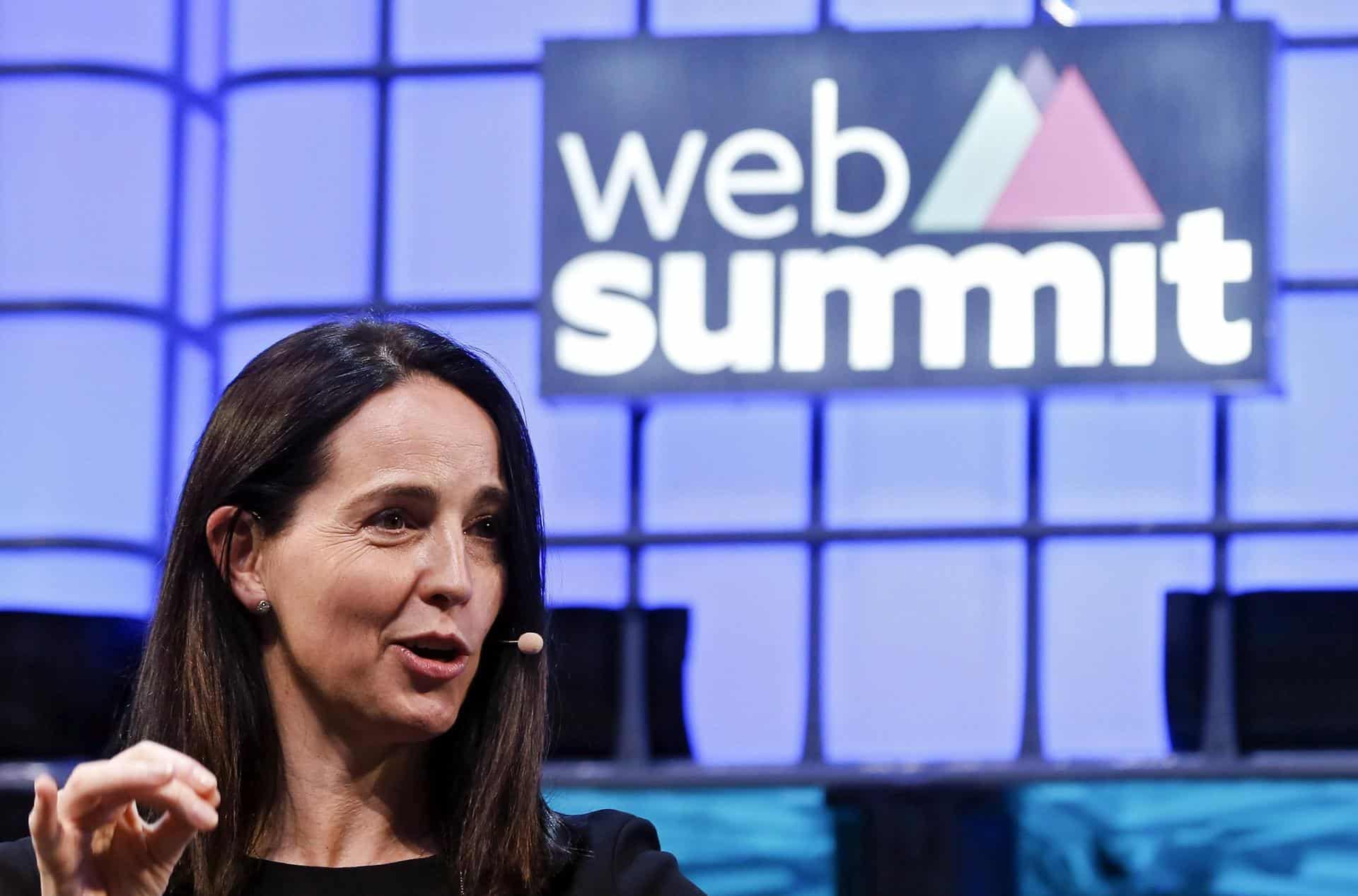 Fotografía de archivo de la directora financiera de OpenAI, Sarah Friar. EFE/Tiago Petinga