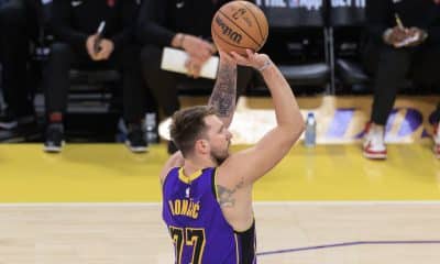Foto de archivo de Luka Doncic, escolta esloveno de los Ángeles Lakers. EFE/ Javier Rojas