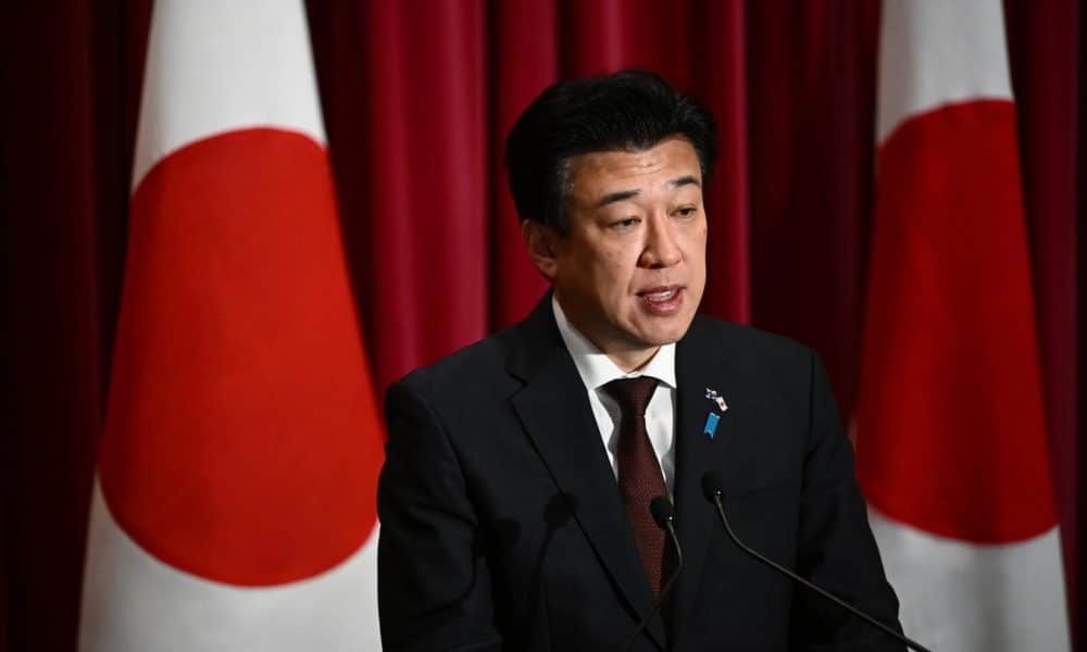 Fotografía de archivo del portavoz del Gobierno de Japón, Minoru Kihara. EFE/EPA/JOEL CARRETT AUSTRALIA AND NEW ZEALAND OUT