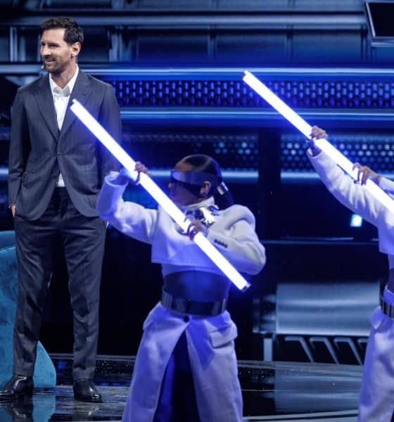 Lionel Messi en el American Business Forum (ABF), un foro que reúne entre el 5 y 6 de noviembre a líderes políticos, empresariales y deportistas en Miami. EFE/EPA/CRISTOBAL HERRERA-ULASHKEVICH