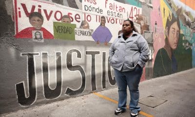 Nora Isabel Lam Gallegos, viuda de Guillermo Arévalo, asesinado por agentes de la Patrulla Fronteriza de Estados Unidos, posa durante una entrevista con EFE este jueves, en Ciudad de México (México). EFE/José Méndez