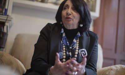 La directora de la Feria Internacional del Libro (FIL) de Guadalajara, Marisol Schulz, habla durante una entrevista con EFE este jueves, en Ciudad de México (México). EFE/ Isaac Esquivel