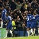 Los jugadores del Chelsea celebra el 1-0 durante el partido de la UEFA Champions League que han jugado Chelsea y Barcelona en Londres, Reino Unido. EFE/EPA/NEIL HALL