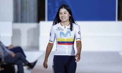 La ciclista colombiana Paula Patiño. EFE/ Rodrigo Jiménez