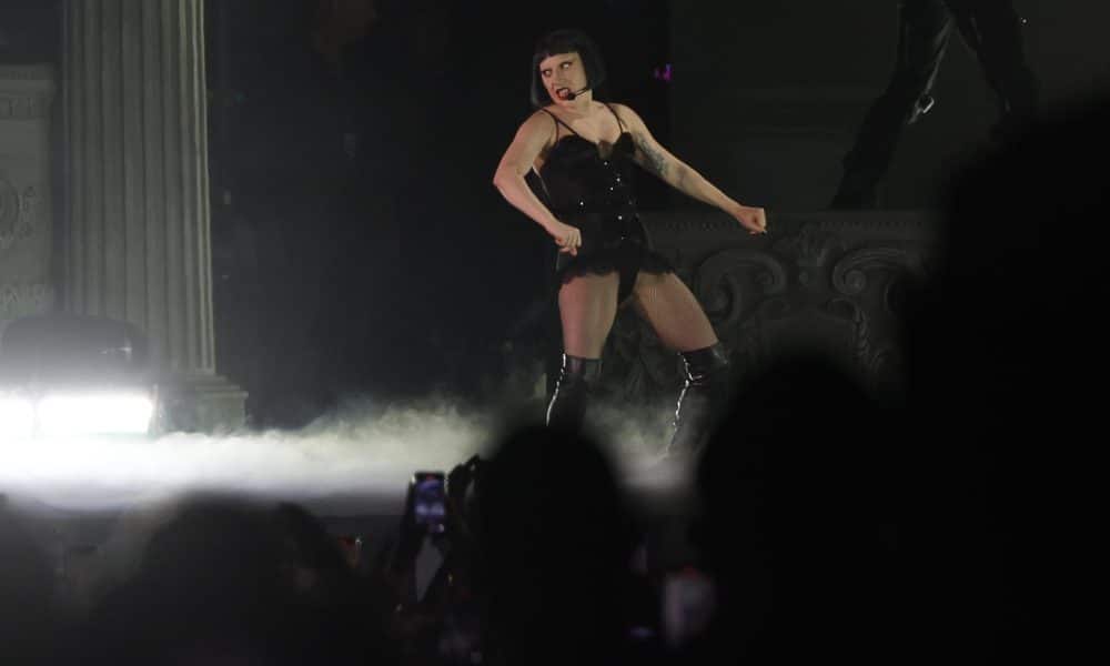La cantante y compositora estadounidense Lady Gaga se presenta en un macroconcierto gratuito en la playa de Copacabana, en Río de Janeiro (Brasil). Imagen de archivo. EFE/ Antonio Lacerda