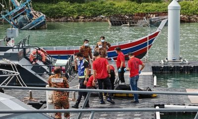 ISLA DE LANGKAWI (MALASIA), 11/11/2025.- Las autoridades malasias y tailandesas han recuperado hasta el momento 27 cuerpos sin vida, tras el naufragio de una embarcación con migrantes rohinyás frente a las costas de Malasia y Tailandia, mientras continúa la búsqueda de desaparecidos. EFE/Guarda Costera de Malasia / SOLO USO EDITORIAL/SOLO DISPONIBLE PARA ILUSTRAR LA NOTICIA QUE ACOMPAÑA (CRÉDITO OBLIGATORIO)