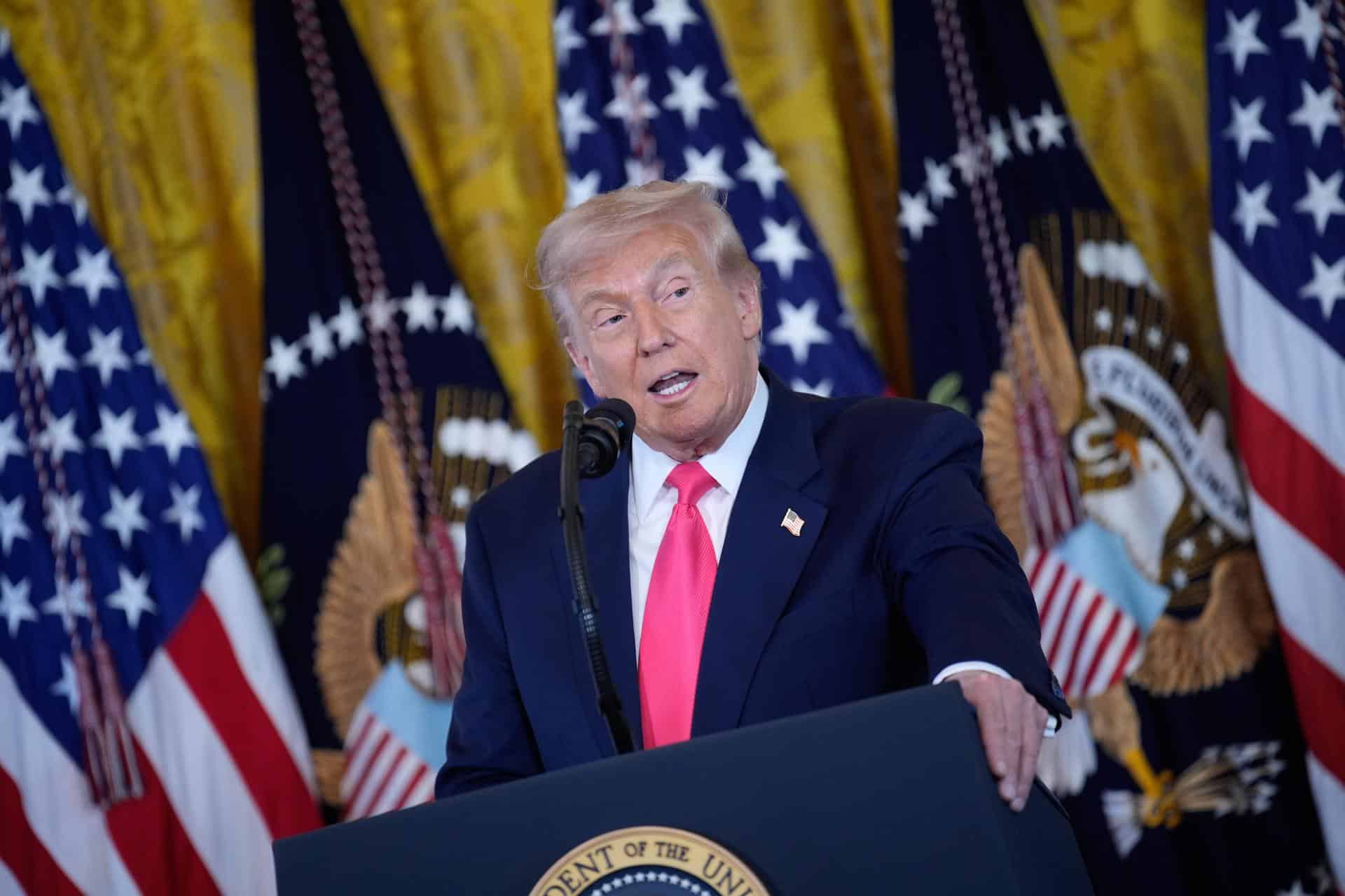 Foto de archivo del presidente Estados Unidos Donald Trump. EFE/YURI GRIPAS