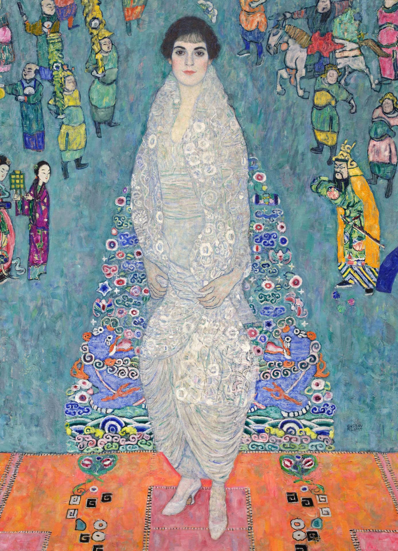 Fotografía cedida por Sotheby's de la obra 'El retrato de Elisabeth Lederer' (1914-16), del pintor austríaco Gustav Klimt. EFE/Sotheby's