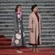 BEIJING (China), 12/11/2025.- Spain's Queen Letizia (L) and Chinese First Lady Peng Liyuan (R) attend to an arrival at the Great Hall of People in Beijing, China, 12 November 2025. Spain's King is on a state visit to China until 13 November. (España) EFE/EPA/ANDRES MARTINEZ CASARES / POOL
