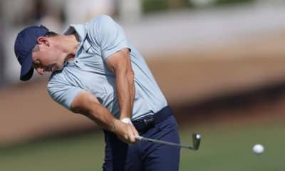 El golfista norirlandés Rory McIlroy durante la ronda final del torneo de golf DP World Tour Championship European Tour 2025 en Jumeirah Golf Estates en Dubai, Emiratos Árabes Unidos. EFE/EPA/ALI HAIDER