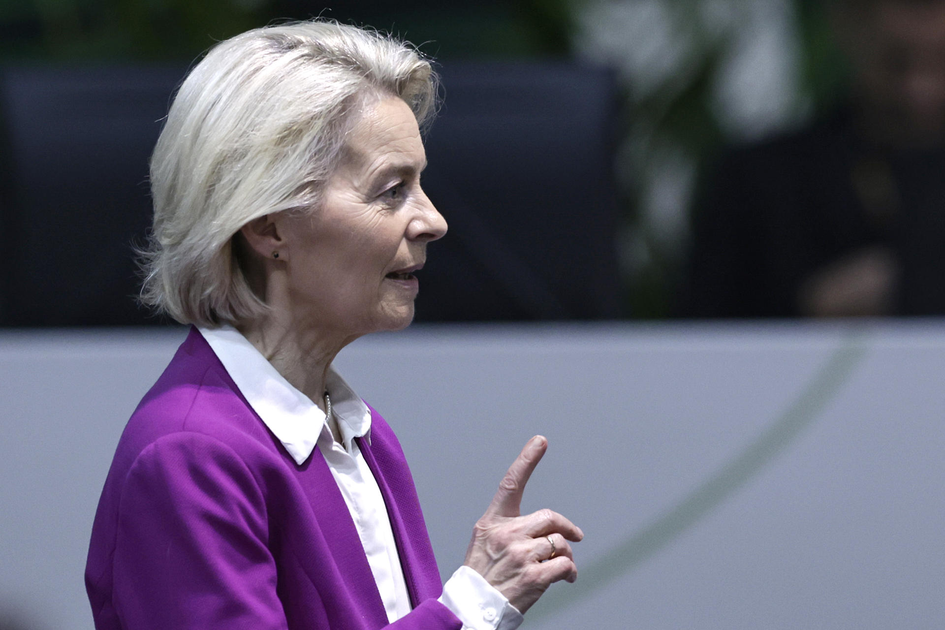 La presidenta de la Comisión Europea, Ursula von der Leyen. EFE/ André Coelho