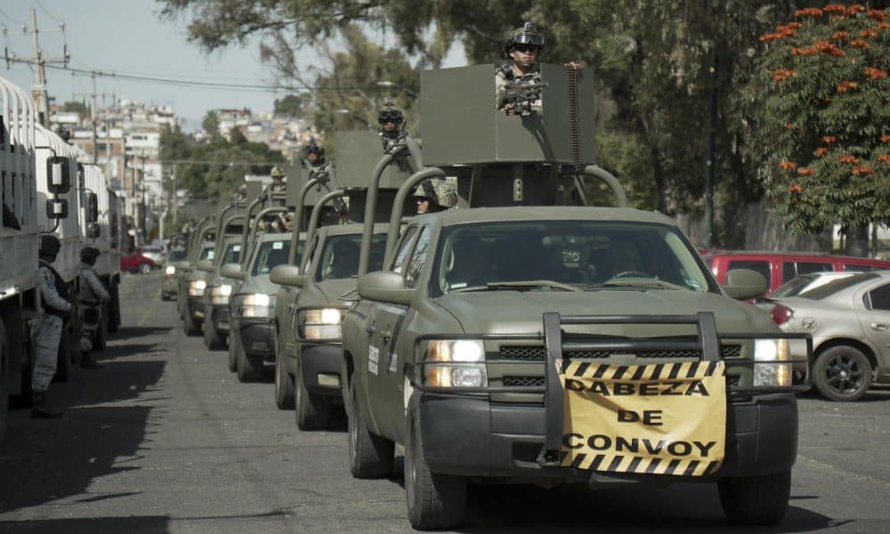 Integrantes de la Guardia Nacional llegan a Morelia, en el estado de Michoacán (México). Imagen de archivo. EFE/ Iván Villanueva