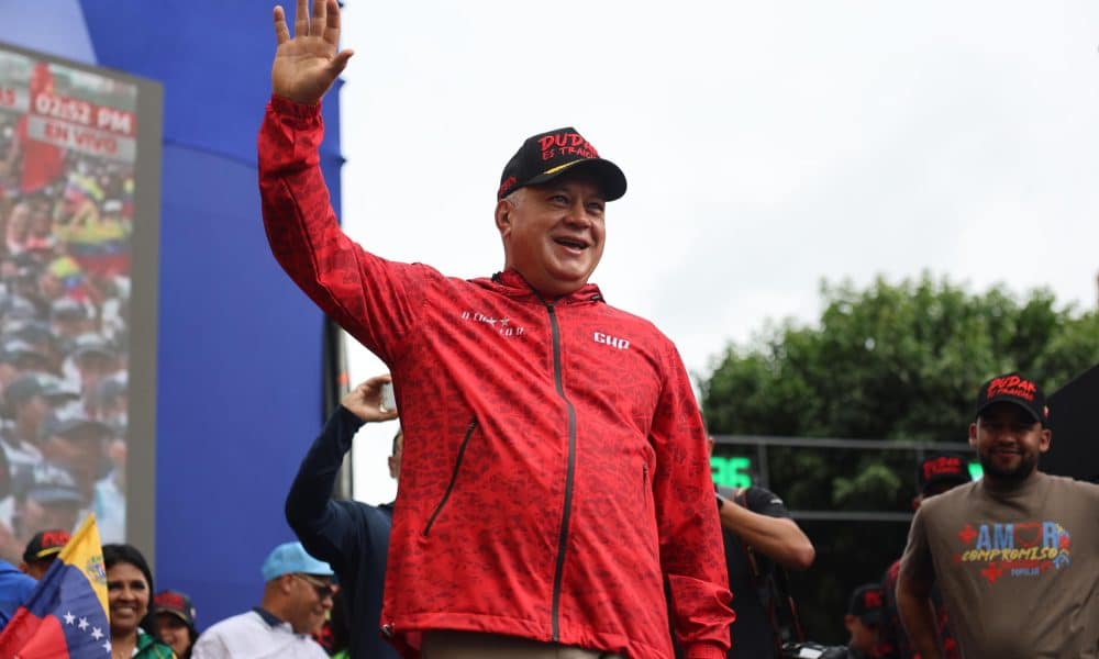 Fotografía de archivo del ministro de Interior de Venezuela, Diosdado Cabello. EFE/ Miguel Gutiérrez