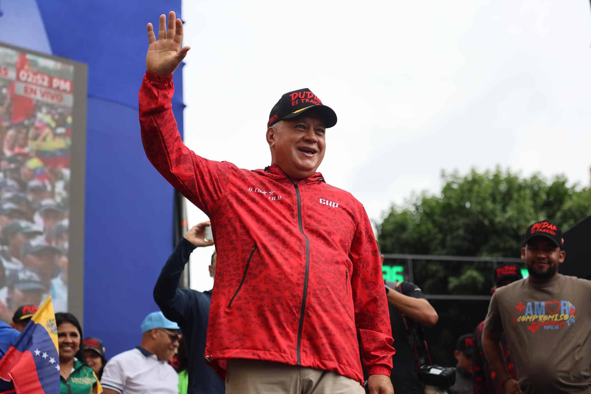 Fotografía de archivo del ministro de Interior de Venezuela, Diosdado Cabello. EFE/ Miguel Gutiérrez