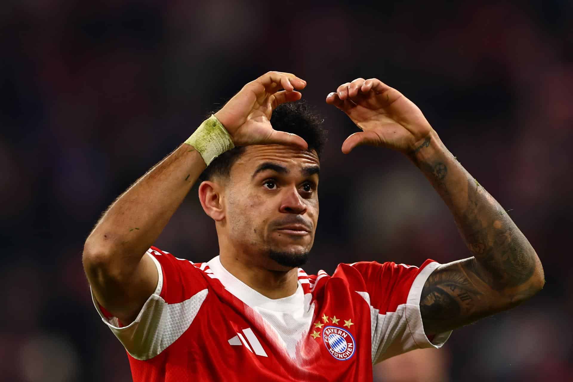 Luis Díaz, jugador de la selección de Colombia y del Bayern Múnich. EFE/EPA/ANNA SZILAGYI