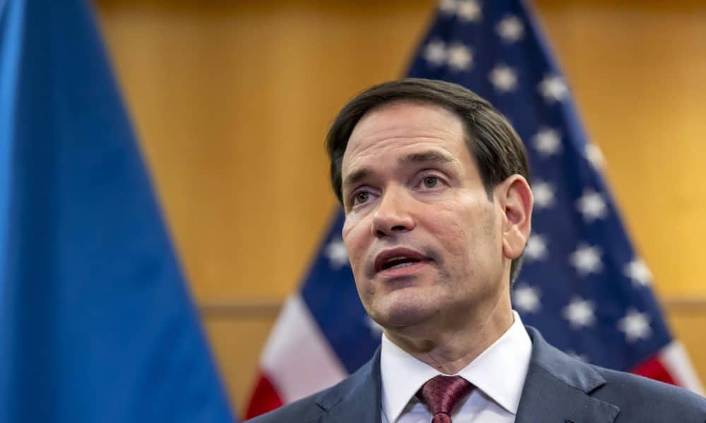 El secretario de Estado de Estados Unidos, Marco Rubio. EFE/Martial Trezzini
