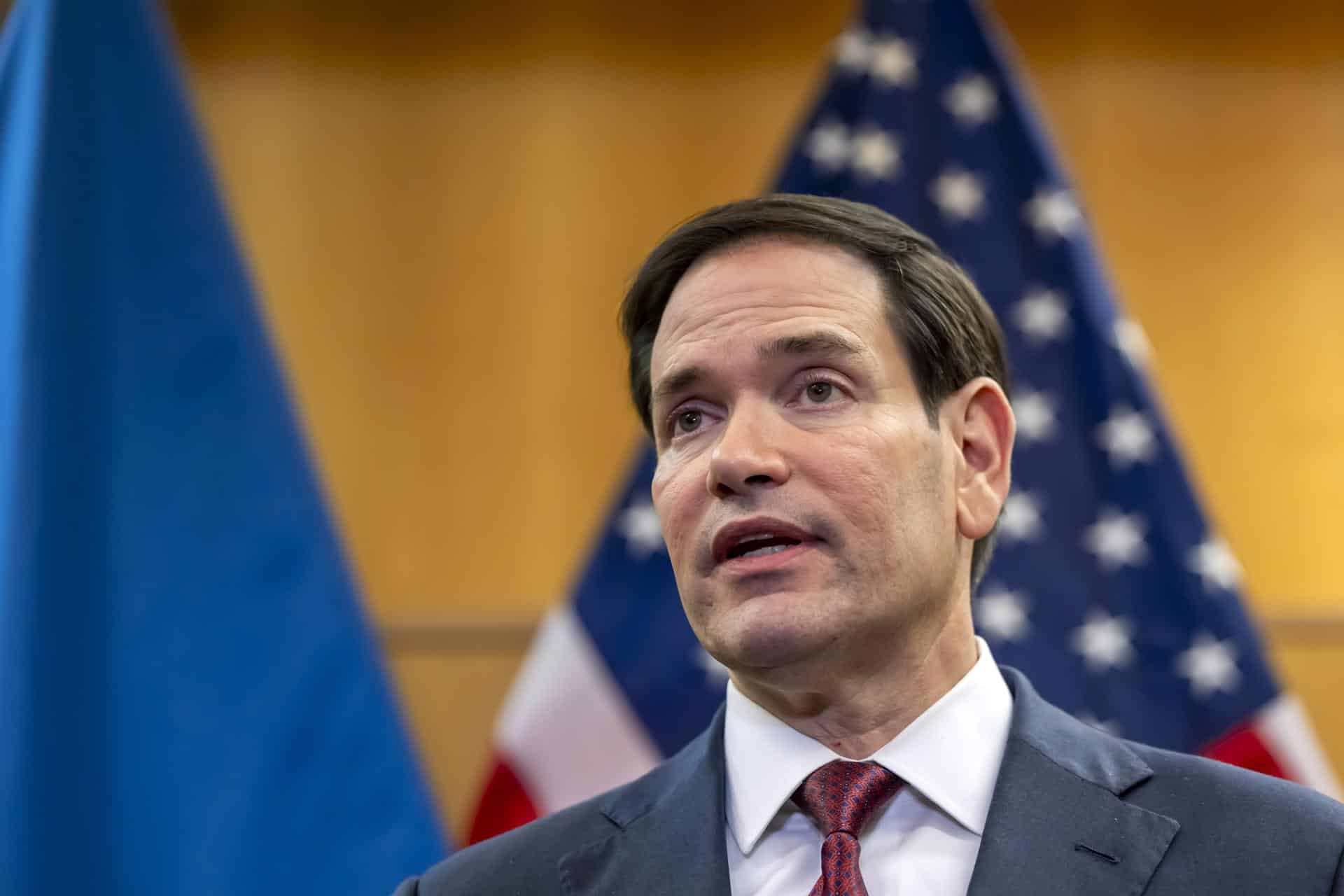 El secretario de Estado de Estados Unidos, Marco Rubio. EFE/Martial Trezzini