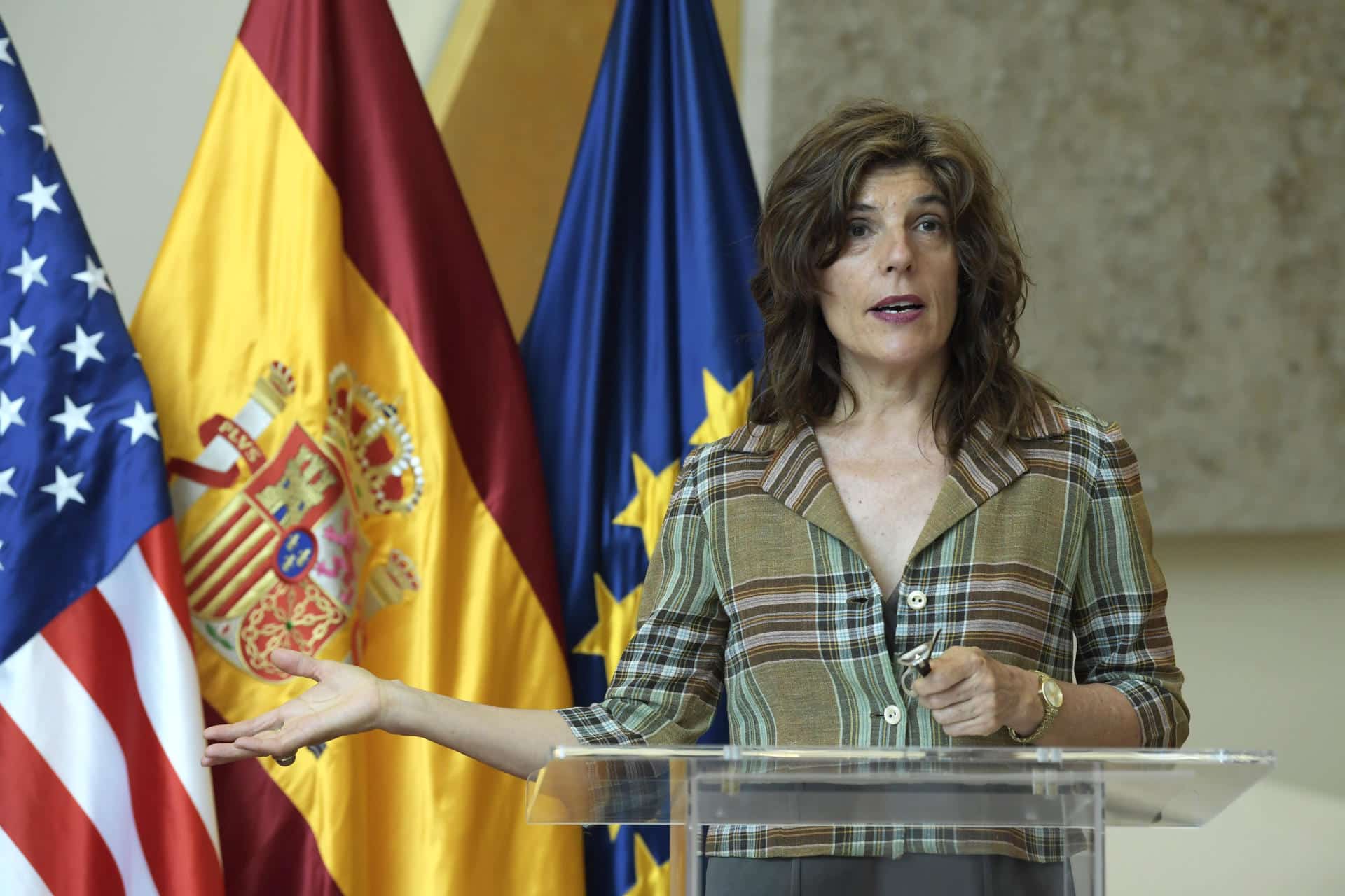 La embajadora de España en EE.UU., Ángeles Moreno Bau. Imagen de archivo. EFE/Lenin Nolly