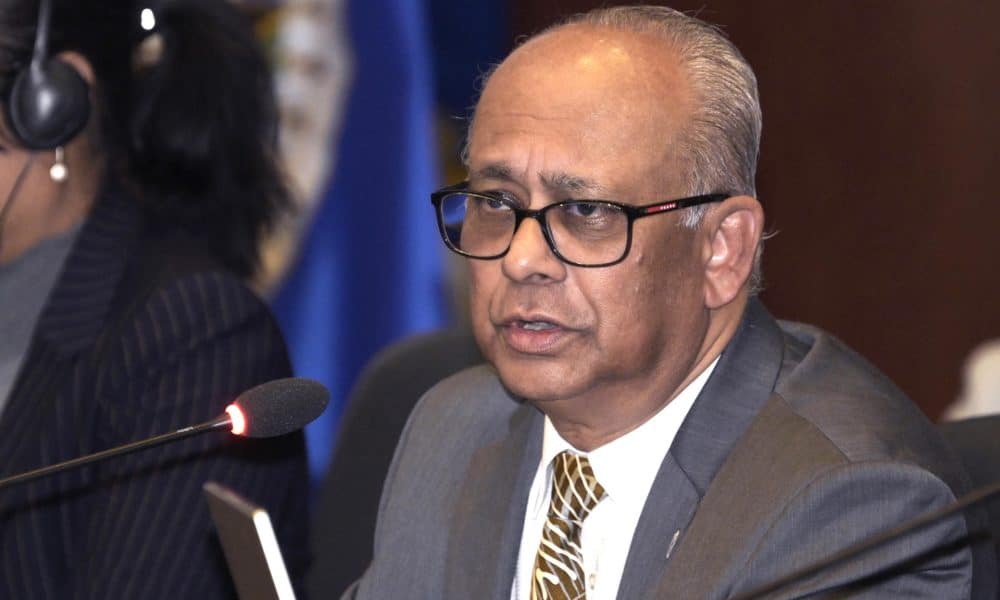 El secretario general de la Organización de los Estados Americanos (OEA), Albert Ramdin. EFE/ Lenin Nolly