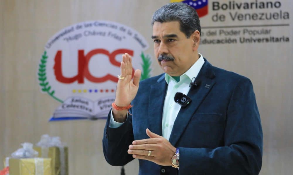 Fotografía cedida del presidente de Venezuela, Nicolás Maduro. EFE/ Palacio de Miraflores