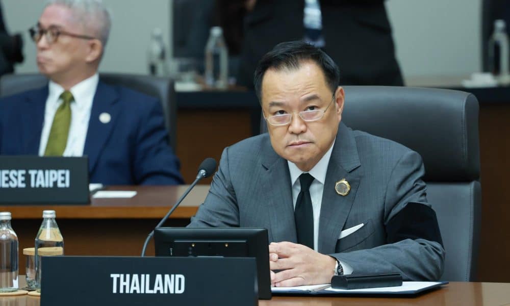 Archive - Gyeongju (Korea, Republic Of), 31/10/2025.- Thailand’s Prime Minister Anutin Charnvirakul attends the first session of the Asia-Pacific Economic Cooperation (APEC) Economic Leaders' Meeting at the Gyeongju Hwabaek International Convention Center in Gyeongju, South Korea. EFE/EPA/YONHAP SOUTH KOREA OUT